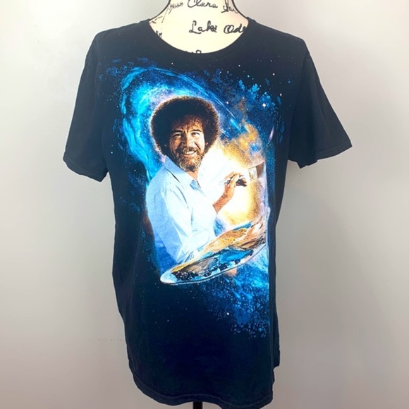 Painter Bob Ross Cosmic Graphic Tee - Picture 4 of 6